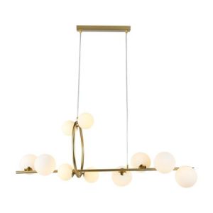 M10469-10 G luster zlatni 10xG9 Max.40W/220V Mitea Lighting