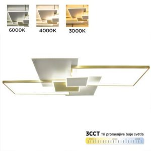 M205493-WG LED plafonska lampa zlatno-bela 3000-6000K Mitea Lighting (25 mes.)