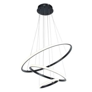 M10902-3 C 600mm LED crna visilica 50W 3CCT Mitea Lighting