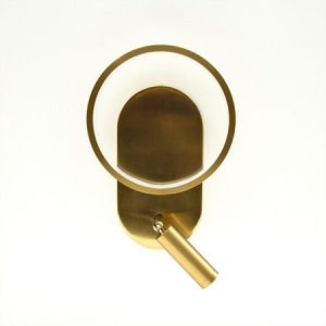 M10915-1Z BR LED zidna lampa staro zlato 7+5W 3000K Mitea Lighting