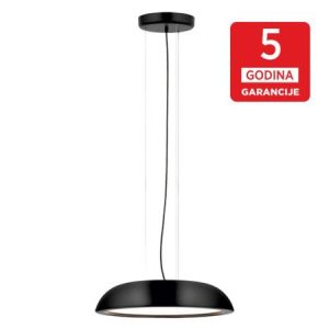 ARCADIA MPD750-450 B peskareno crna LED visilica 24W 3000K 5y Mitea Lighting