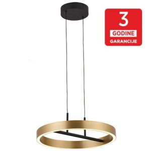 M10943 LED VISILICA 32W 3000K crna+ brušeno zlato 3Y Mitea Lighting