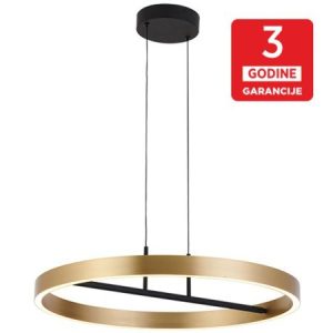 M10944 LED VISILICA 42W 3000K crna+ brušeno zlato 3Y Mitea Lighting