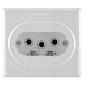 Metalka Majur Priključnica šuho III keramicko jezgro bela P+