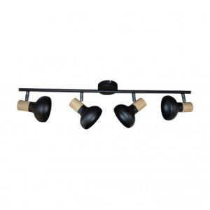 M160640 crna spot lampa 4xE14 40W Mitea Lighting