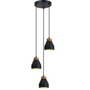 M162131 CRNA visilica 3xE14 40W Mitea Lighting