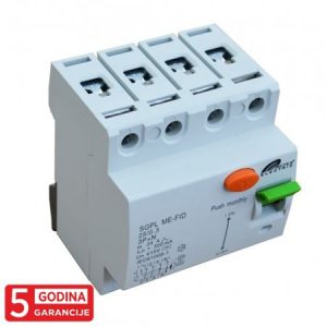 ME-FID sklopka 25A 300mA 3P+N SGPL 5Y Mitea Electric