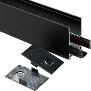 Šina 2m nadgradna crna za 48V LED magnetnu rasvetu Mitea Lighting