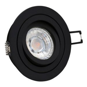 M206006 Ugradna svetiljka crna okrugla Mitea Lighting