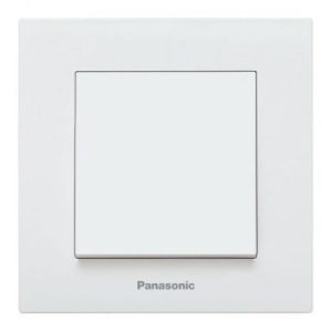 Panasonic obican prekidac beli vijčani 10A 250V WKTC0001-2WH EU4 Karre Plus
