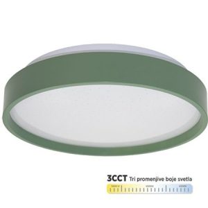 M205540-Z ZELENA 15W fi260mm LED SMD CCT 3000~6500K plafonjera Mitea Lighting (25 mes.)