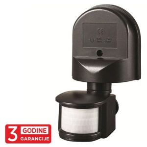 M276 crni senzor IP44 3Y Mitea Lighting