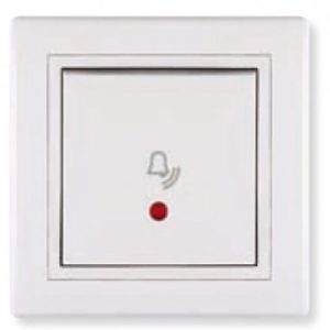 Aling taster zvono sa indikatorom beli 610I.00 Prestige