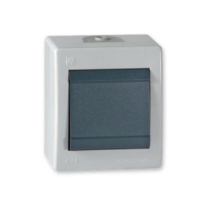 Aling prekidac unakrsni antracit sivi IP44 254.1A OG Power