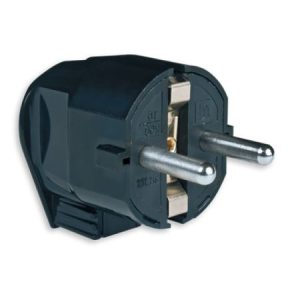 Aling dvopolni utikac L crni 308.13