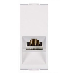 Aling 1M kompjuterska Priključnica RJ45.Cat6 bela 665.0 MODE