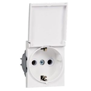 Aling 2M Priključnica šuho II sa poklopcem bela 16A 653.00 MODE