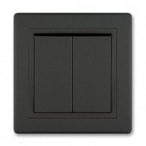 Aling serijski prekidac crna soft 606.E1E1 Prestige