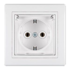 Aling Priključnica šuho II bakelitno jezgro sa transparentnim poklopcem bela 633.00 Prestige