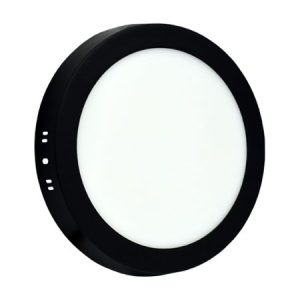 LED panel nadgradni okrugli 18W crni Mitea Lighting