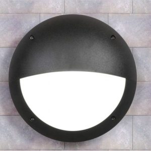 LUCIA EL crna zidna/plafonska lampa IP66 1xE27 2R3.000.000.E27 Fumagalli