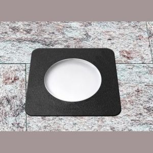 CECI 90 CCT kvadratna crna spoljna ugradna lampa IP67 1xGU10 LED 3.5W 2700K~4000K-sijalica ukljucena uz proizvod 1F4.000.000.U1K Fumagalli