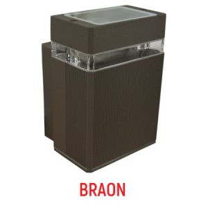 M036 B BRAON 1xGU10 max.35W zidna lampa IP44 Mitea Lighting