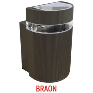 M038 B BRAON 1xGU10 max.35W zidna lampa IP44 Mitea Lighting