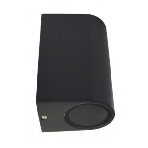 M952010 C CRNA 2xGU10 IP44 bastenska lampa zidna Mitea Lighting