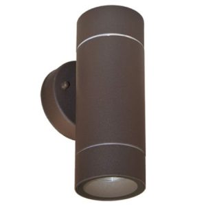 M950010 B BRAON 2xGU10 max.35W IP54 bastenska lampa zidna Mitea Lighting