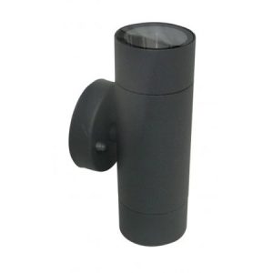 M950010 A ANTRACIT SIVA 2xGU10 max.35W IP54 bastenska lampa zidna Mitea Lighting