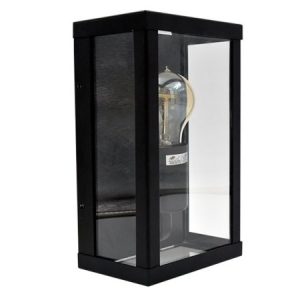 M944 C IP44 CRNA 1xE27 max.60W bastenska zidna lampa Mitea Lighting