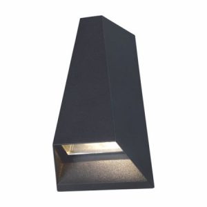 M954050 C CRNA 2x3W LED bastenska zidna lampa IP54 Mitea Lighting