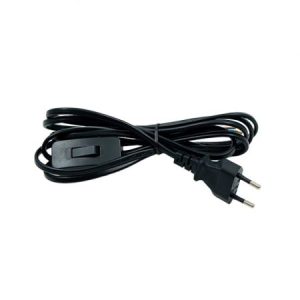 PM-3X-PR-C prenosna Priključnica sa kablom i prekidacem crna 2.5A 250V 575W EURO Mitea Electric