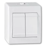 Aling serijski prekidač beli IP44 252.00 OG Power