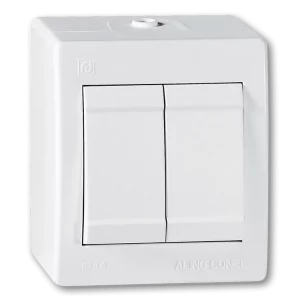 Aling serijski prekidač beli IP44 252.00 OG Power