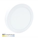 M18NO-CCT 18W 3000~6500K crni nadgradni okrugli LED panel Mitea Lighting