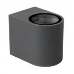 M952011 A Max.35W antracit siva IP44 1xGU10 baštenska lampa zidna Mitea Lighting