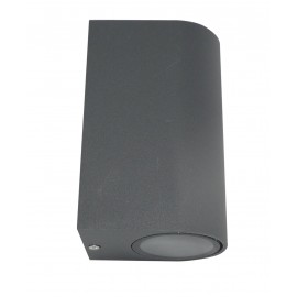 M952010 A Max.35W antracit siva IP44 2xGU10 baštenska lampa zidna Mitea Lighting