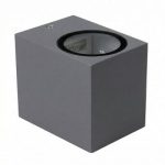 M952021 A Max.35W antracit siva IP44 1xGU10 baštenska lampa zidna Mitea Lighting