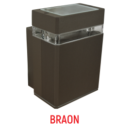 M036 B Max.1x35W braon IP44 1xGU10 zidna lampa Mitea Lighting