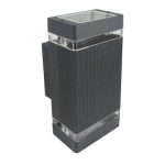 M035 A Max.35W antracit siva IP44 2xGU10 lampa zidna Mitea Lighting