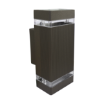 M035 B Max.2x35W braon IP44 2xGU10 zidna lampa Mitea Lighting