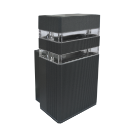 M036 II A Max.1x35W antracit siva IP44 1xGU10 dva reda lampa zidna Mitea Lighting