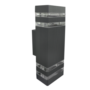 M035 II A Max.2x35W antracit siva IP44 2xGU10 dva reda lampa zidna Mitea Lighting