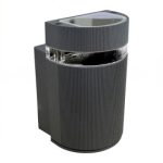 M038 Max.35W antracit siva IP44 1xGU10 lampa zidna Mitea Lighting