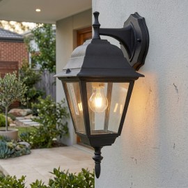 M2001-D Max.1x60W crni IP44 E27 baštenska lampa - fenjer Mitea Lighting