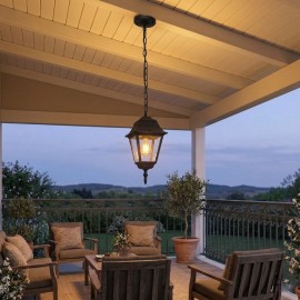 M2001-V Max.1x60W crni IP44 E27 baštenska lampa - fenjer Mitea Lighting