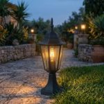 M2002-S Max.1x60W crni IP44 E27 baštenska lampa - fenjer Mitea Lighting