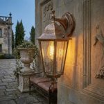 M2002-D Max.1x60W braon IP44 E27 baštenska lampa - fenjer Mitea Lighting